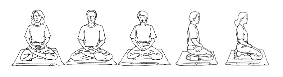 Позы для медитации фото